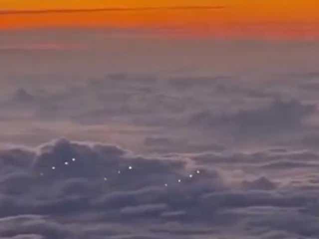 <p>The view of a US military pilot of alleged UFOs</p>
