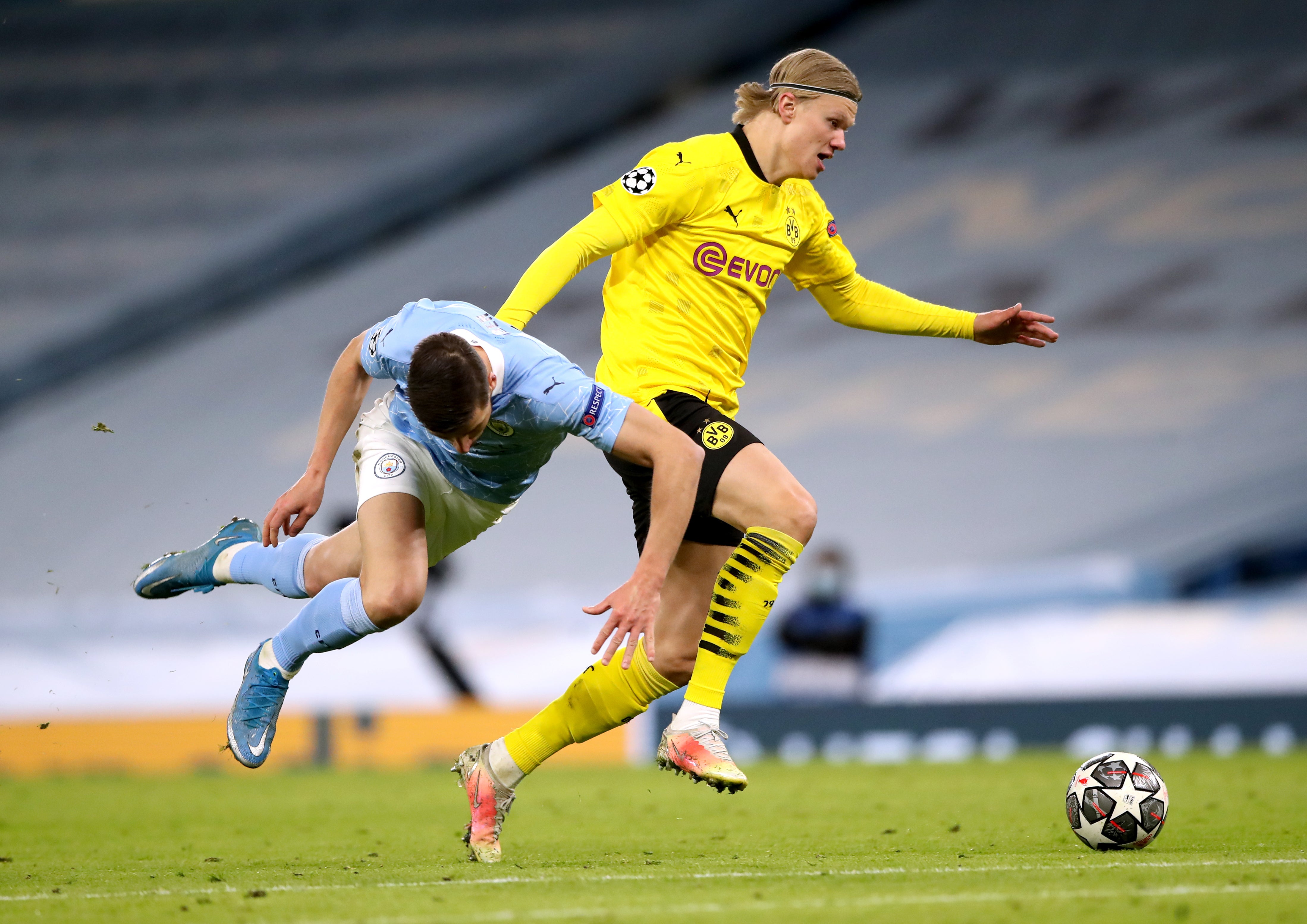 The prolific Erling Haaland has been linked with Manchester City (Nick Potts/PA)