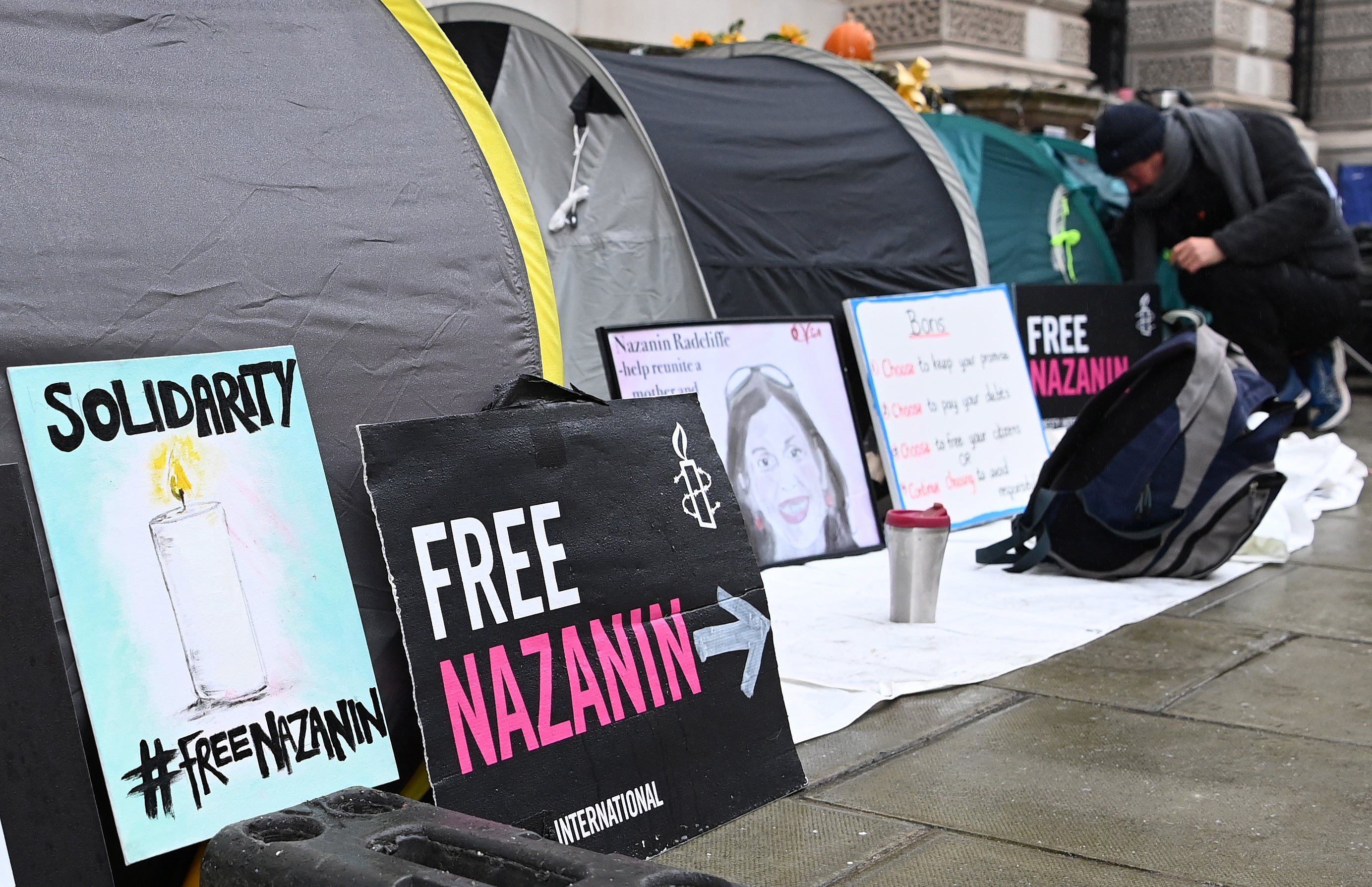 The UK government is calling for the release of Nazanin Zaghari-Ratcliffe