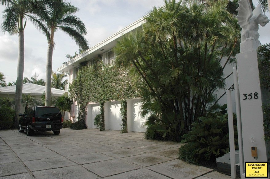 Maxwell trial court images Jeffrey Epstein’s West Palm Beach home. Picture: US Department of Justice