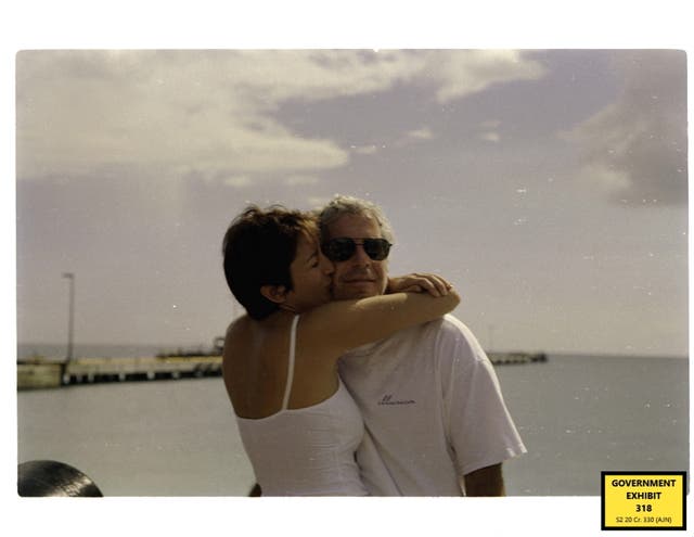 <p>Jeffrey Epstein and Ghislaine Maxwell</p>