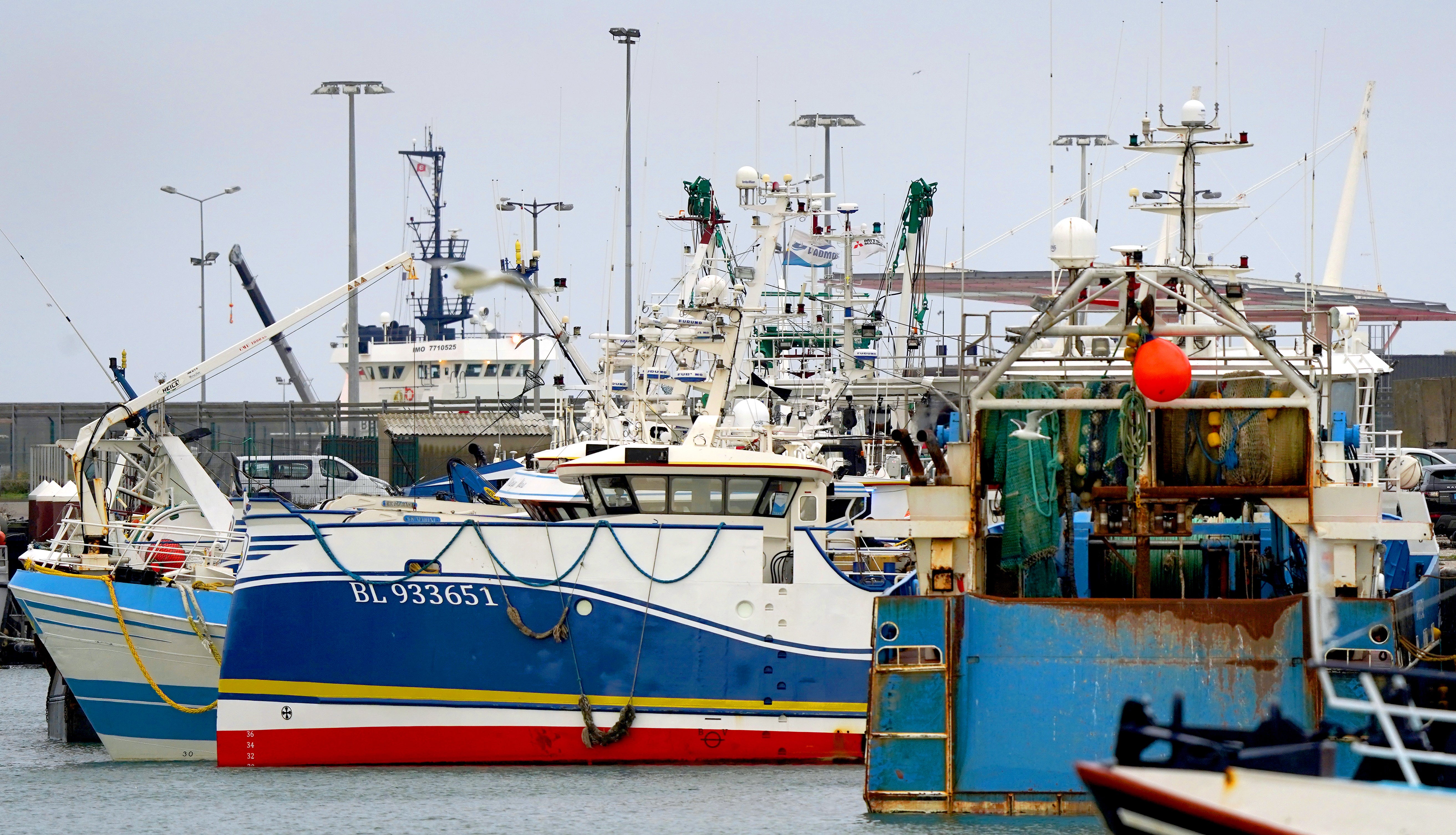 The row centres on licences to fish in UK and Channel Islands waters under the terms of Britain’s post-Brexit trade deal with the EU (Gareth Fuller/PA)