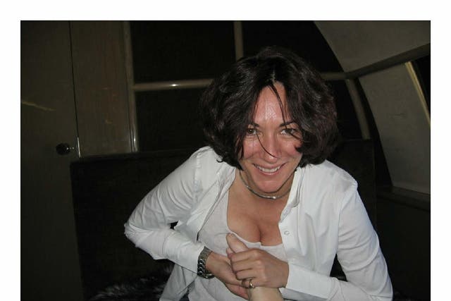 This image of Ghislaine Maxwell , which has been shown to the court during the sex trafficking trial of Maxwell in the Southern District of New York . The British socialite is accused of preying on vulnerable young girls and luring them to massage rooms to be molested by Jeffrey Epstein between 1994 and 2004 (US Department of Justice)