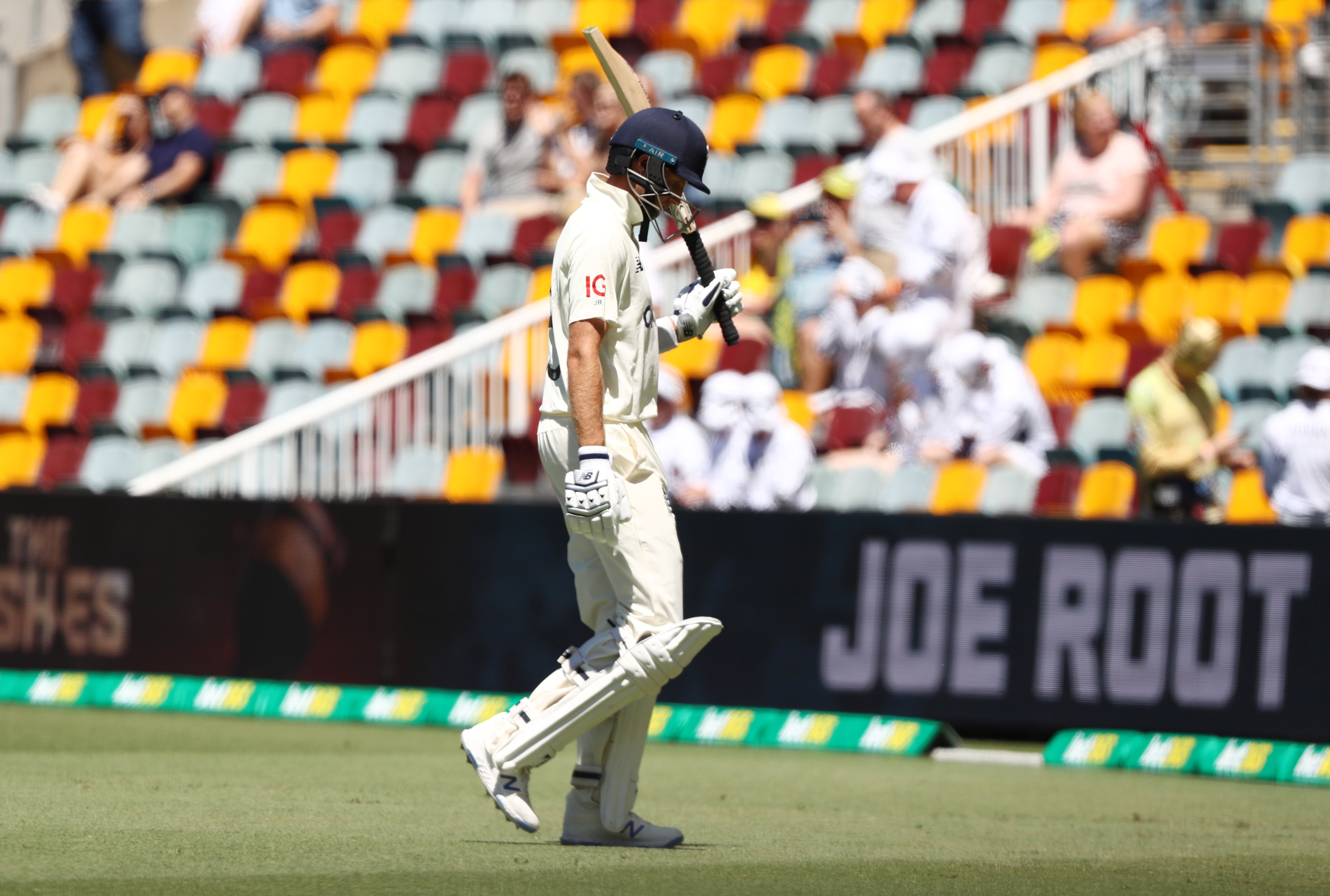 Root fell early on day four as England’s collapse began (Jason O’Brien/PA)