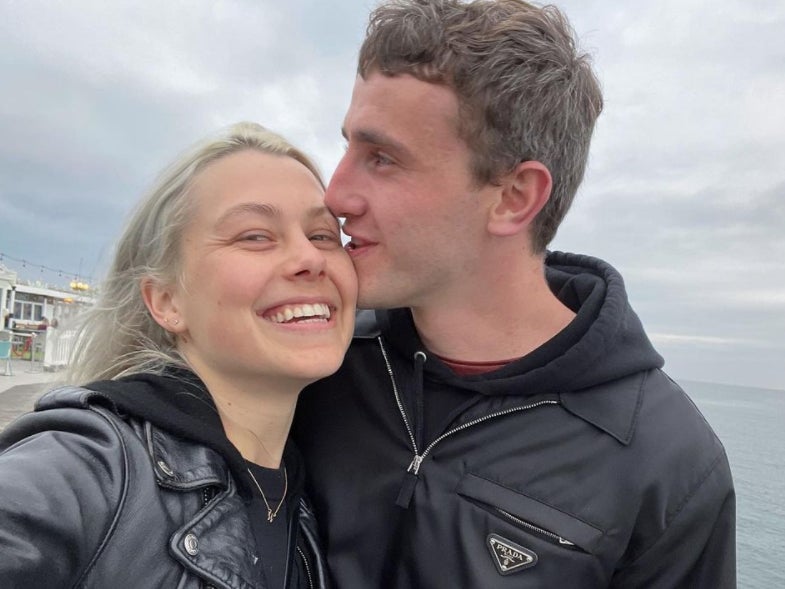 <p>Phoebe Bridgers and Paul Mescal</p>