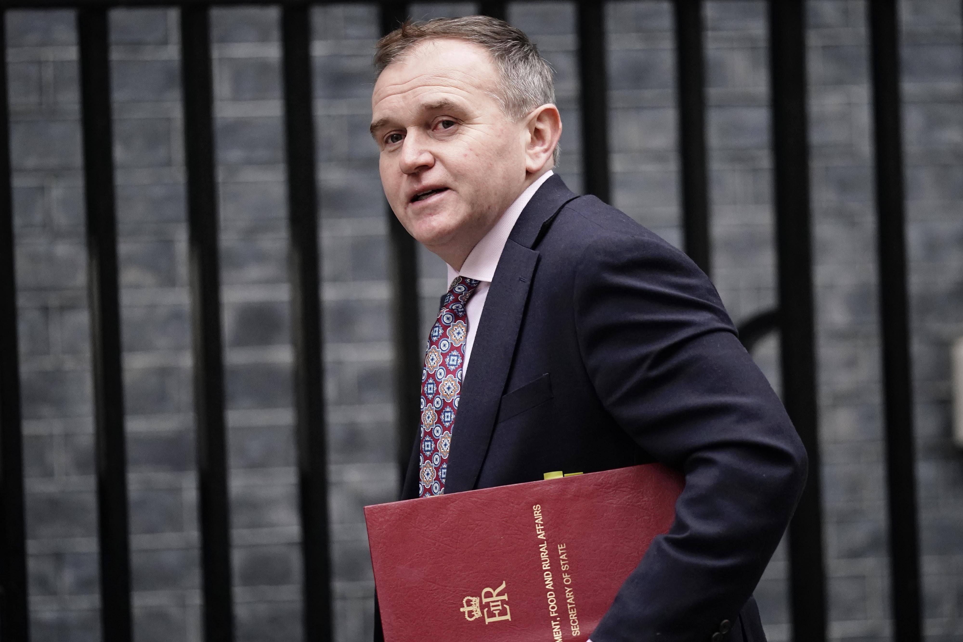 Environment Secretary George Eustice spoke with his European Commission counterpart on Friday evening (Aaron Chown/PA)