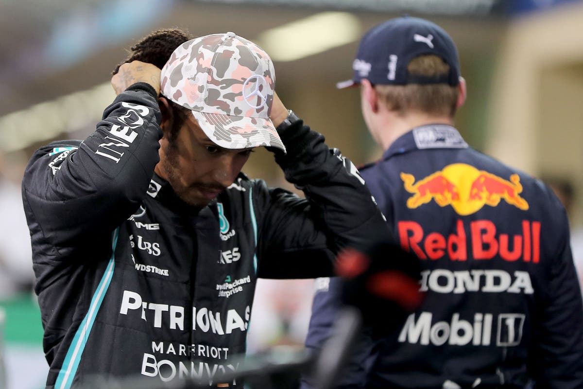 Lewis Hamilton admits he &lsquo;couldn&rsquo;t compete&rsquo; with Max Verstappen in crucial Abu Dhabi Grand Prix qualifying 