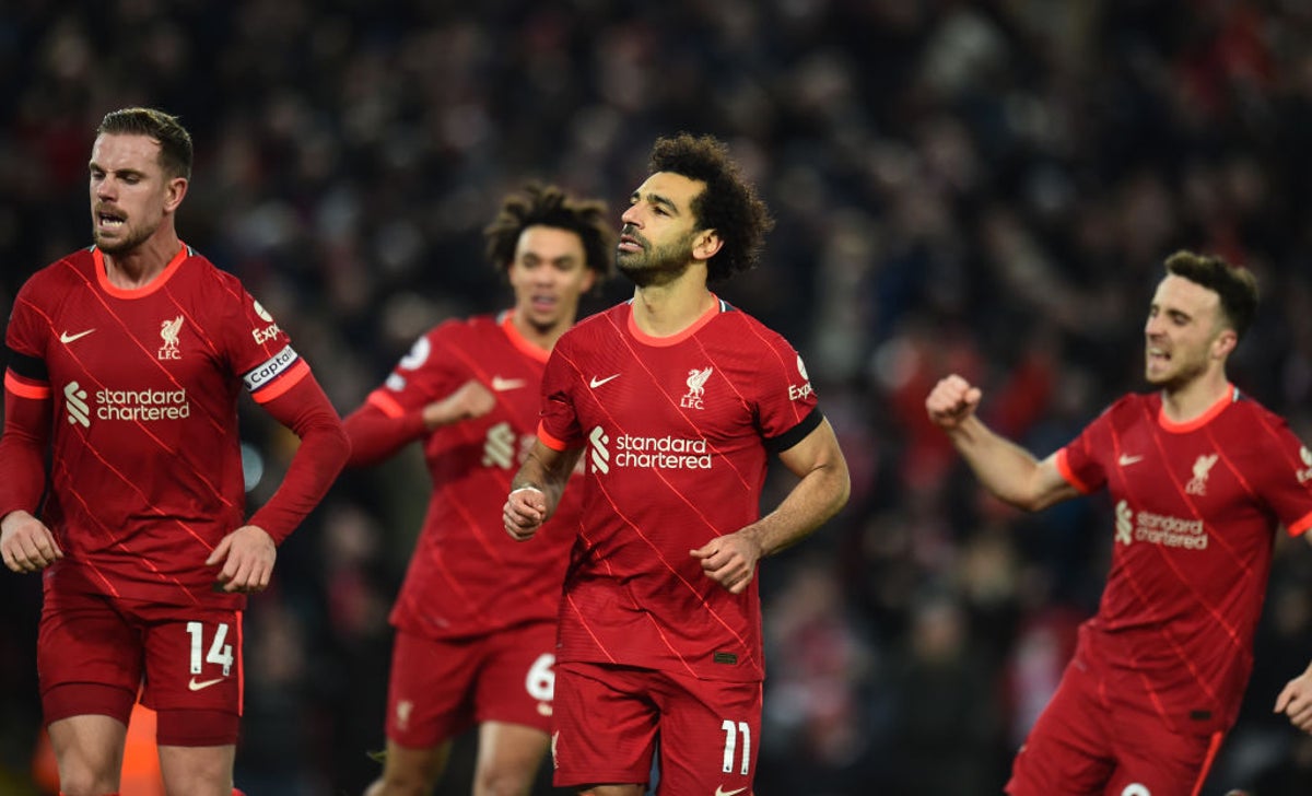 Liverpool vs Aston Villa result: Final score, goals and match report as  Mohamed Salah scores on Steven Gerrard's return | The Independent