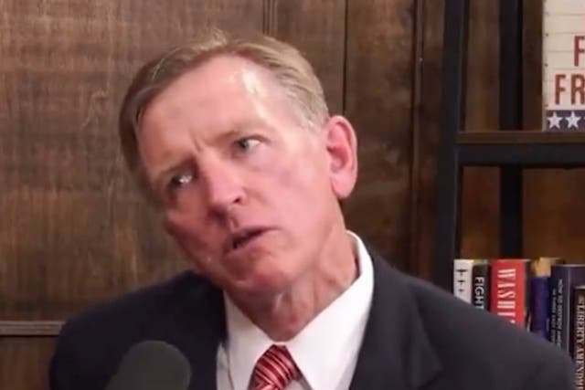 <p>Paul Gosar, Republican of Arizona, said Democrats had been ‘squealing and screaming’ about his edited anime video</p>