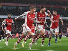 Volatile Arsenal lurch to victory over sloppy Southampton