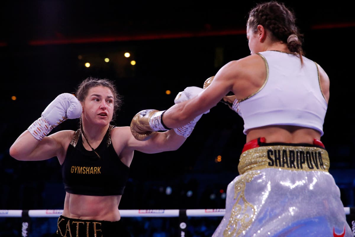 Katie Taylor vs Sharipova LIVE: Result and who won undisputed fight ...