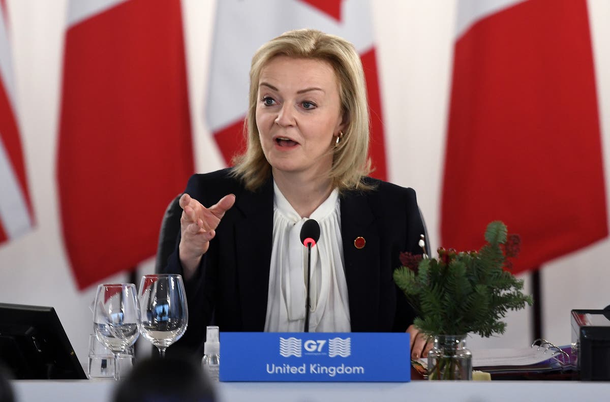 Liz Truss pledges another &pound;75m in aid to Afghanistan at G7 meeting