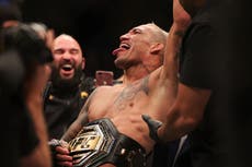 Charles Oliveira retains lightweight title by submitting Dustin Poirier in UFC 269 main event