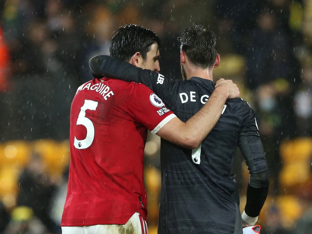 Harry Maguire hails &lsquo;world-class&rsquo; David de Gea after starring in Man Utd win