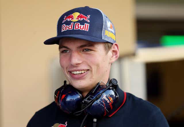 Verstappen was not even old enough to drive on the road when he made his F1 debut (David Davies/PA)