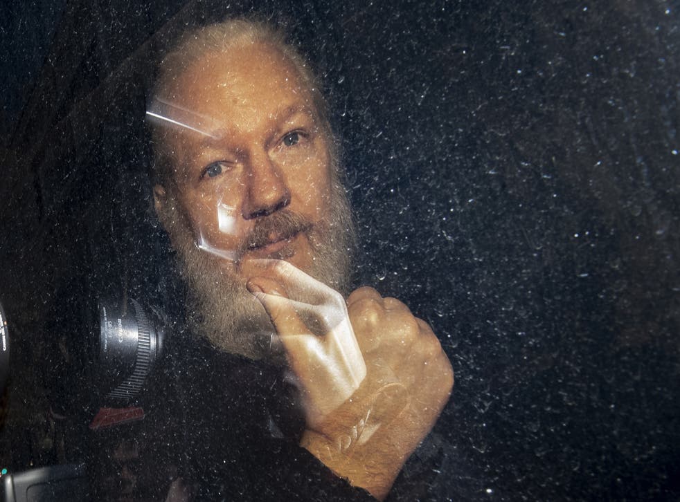 <p>Julian Assange is currently held in London’s Belmarsh Prison </p>