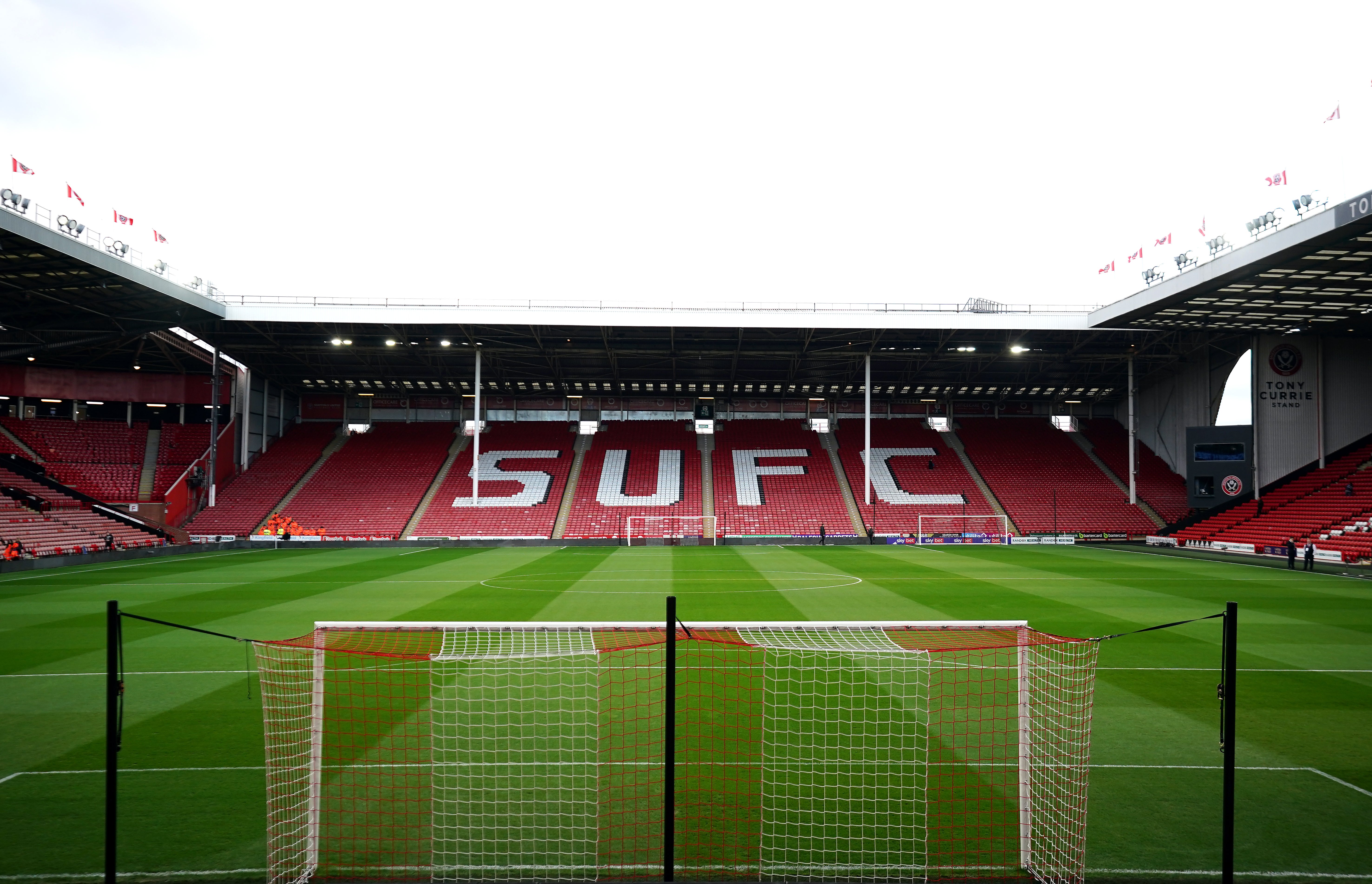 Bramall Lane was due to host Monday’s match with QPR (Zac Goodwin/PA)