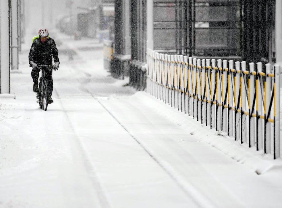 BALCANES TORMENTA INVERNAL