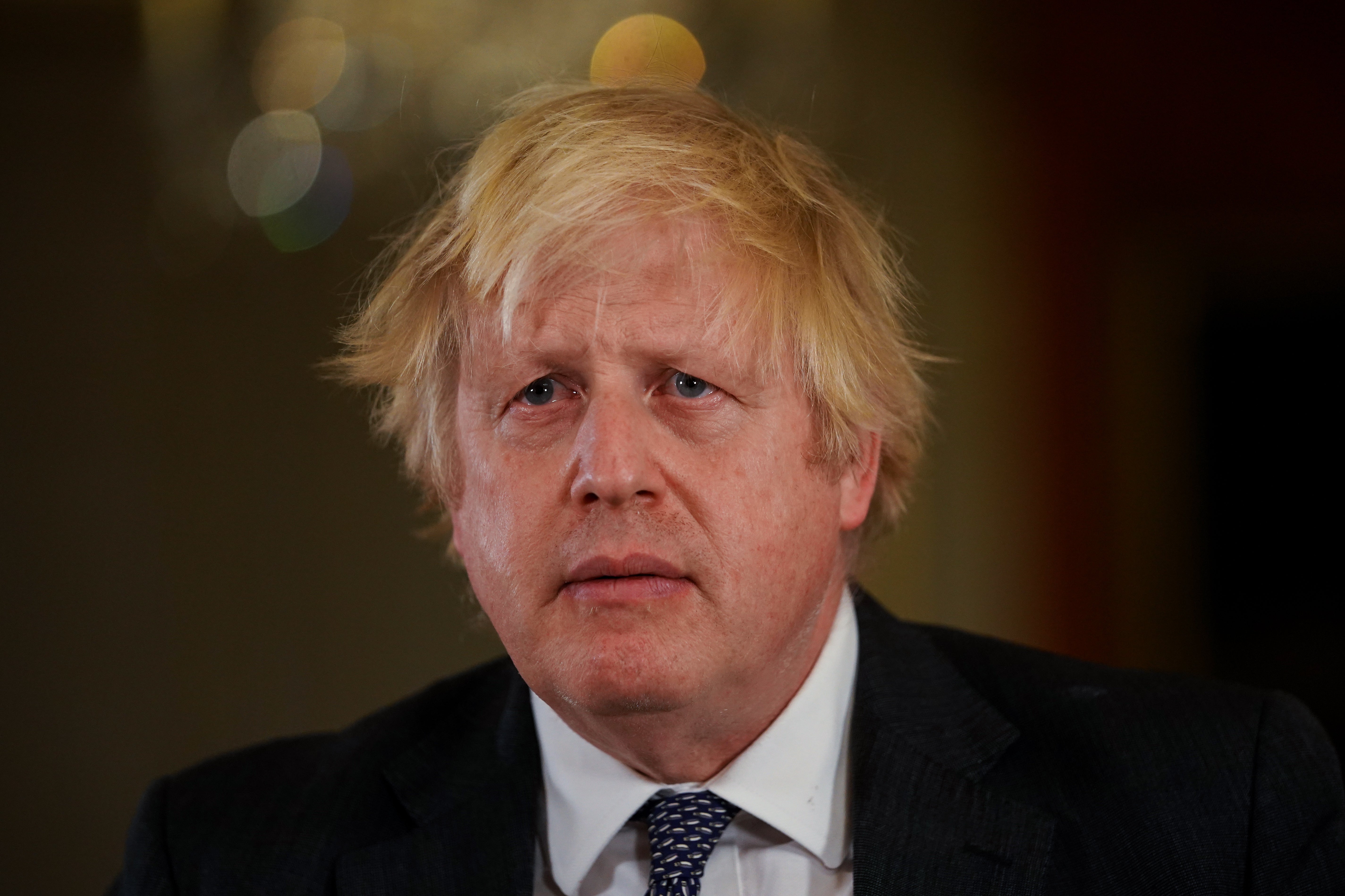 Mr Johnson made a pre-recorded address (Kirsty O’Connor/PA)
