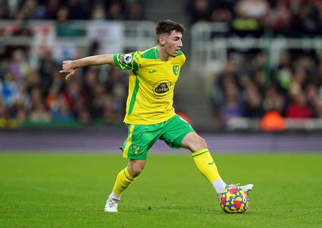 Billy Gilmour impressed in Norwich’s 1-0 loss at home to Manchester United (Mike Egerton/PA)