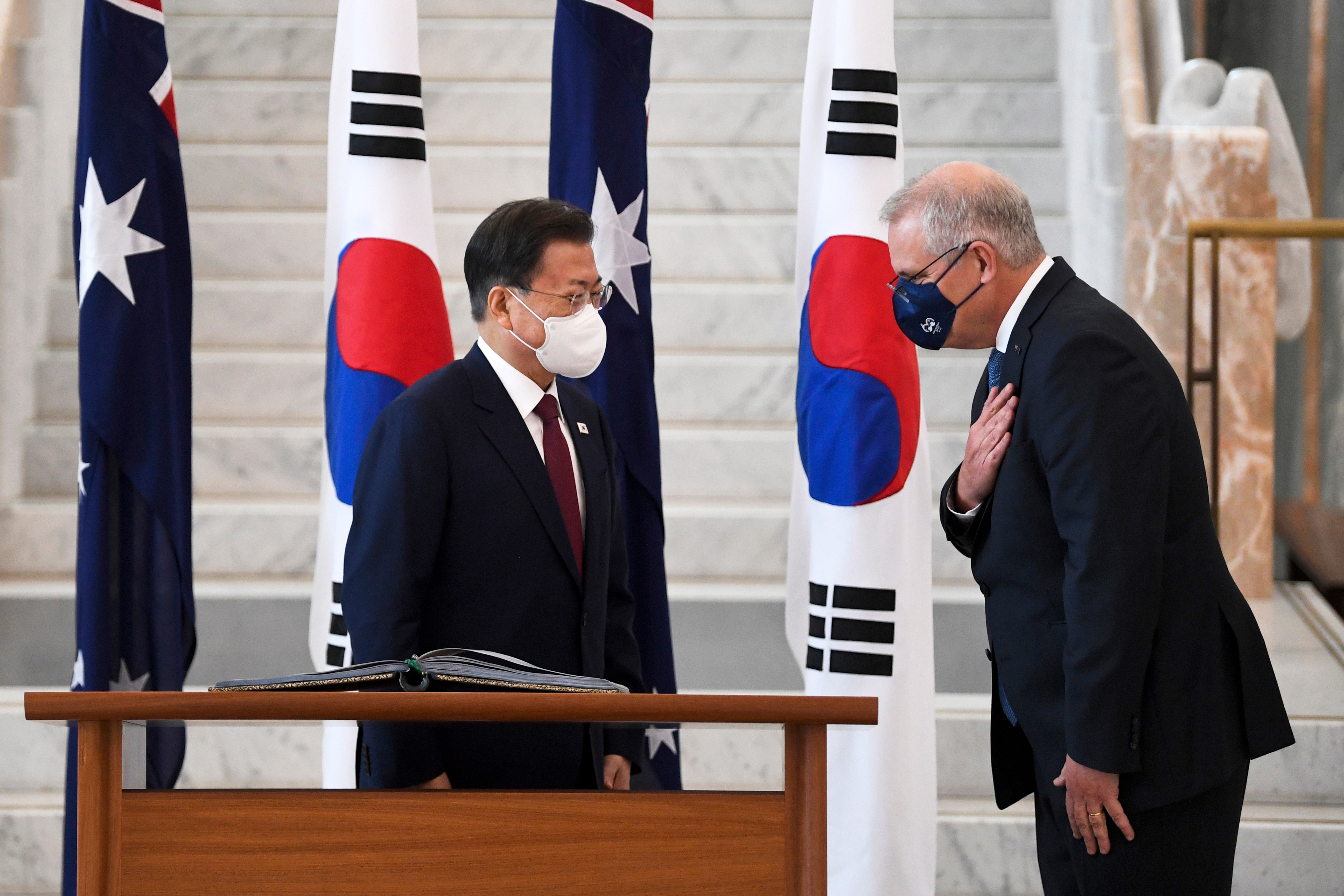 Australia South Korea Moon