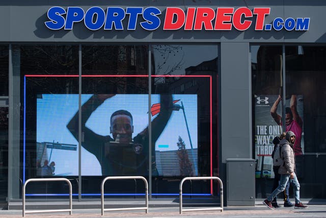 Sports Direct’s parent company, Frasers Group, has launched a shares buyback programme (Joe Giddens/PA)