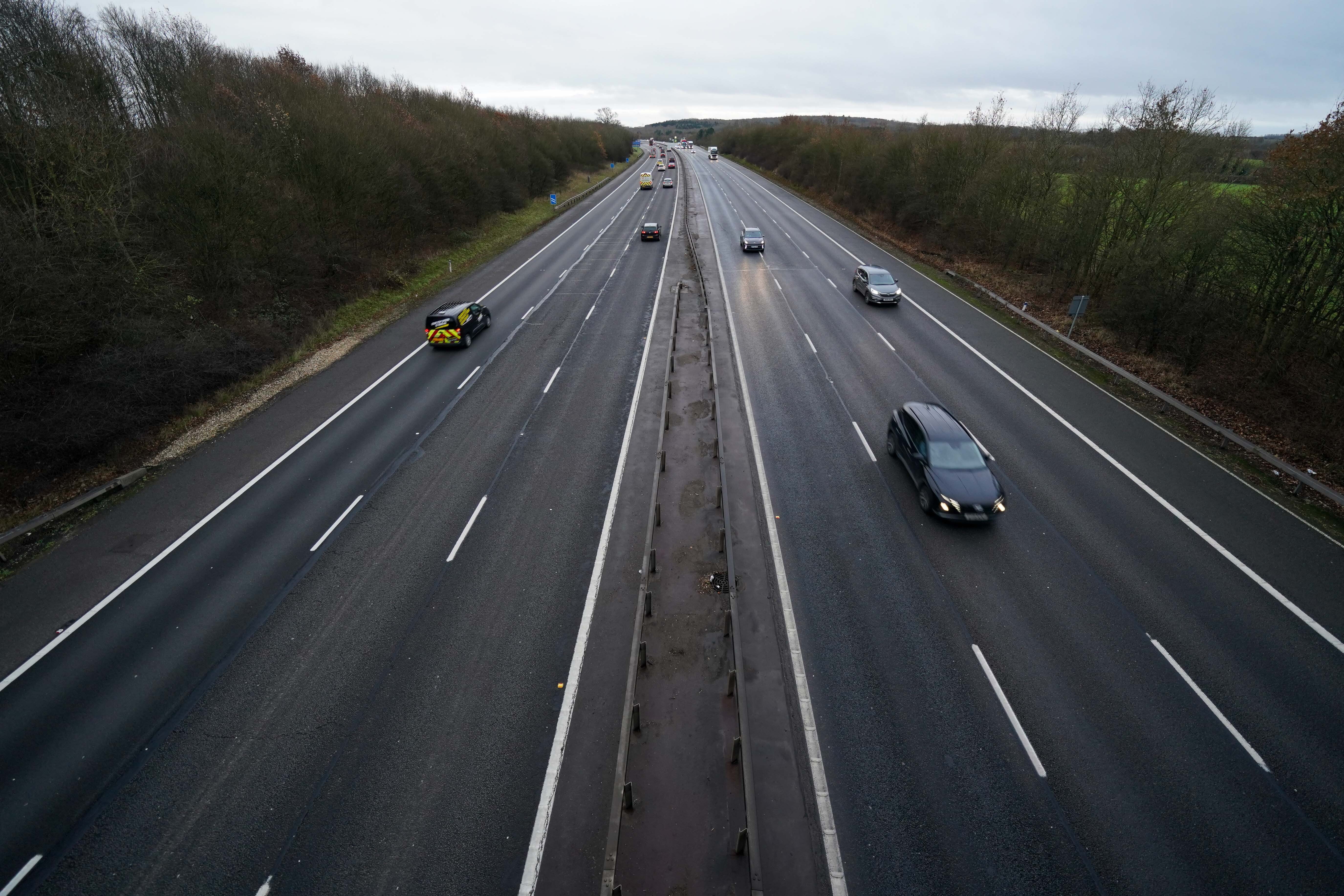 Many people appear to be following new guidance to work from home as an immediate reduction in transport usage was reported (Jacob King/PA)