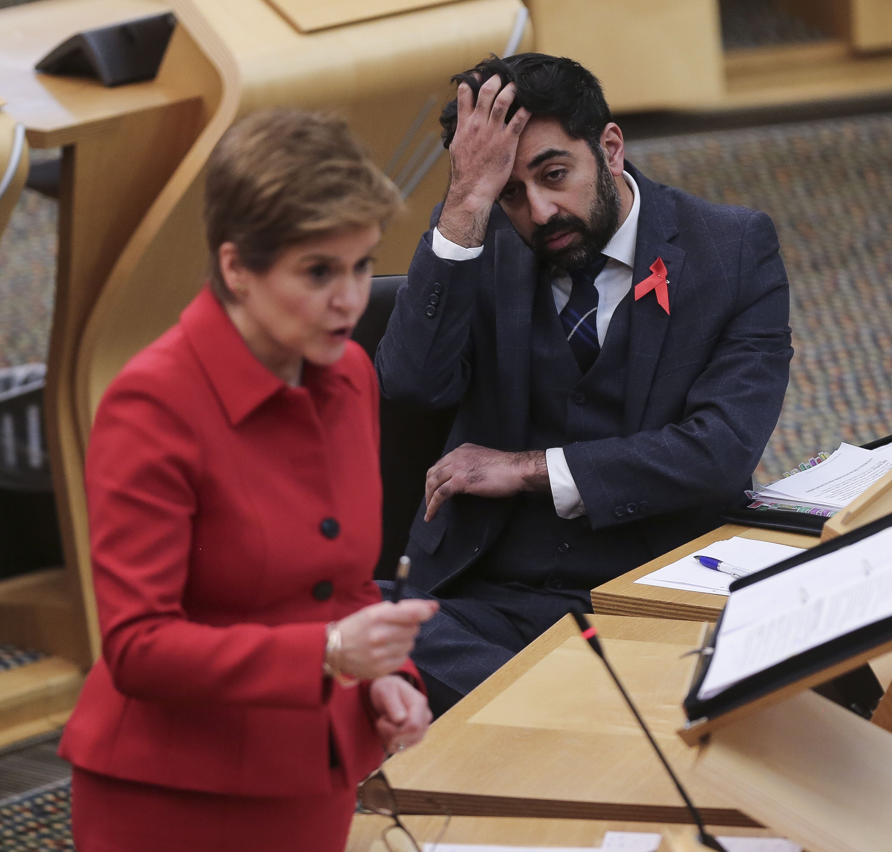 Health Secretary Humza Yousaf said more restrictions were inevitable (Fraser Bremner/Scottish Daily Mail/PA)