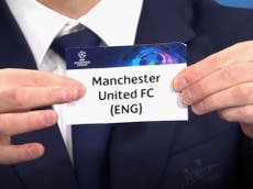 Manchester United ball ‘left out’ of Champions League last-16 draw to play Atletico Madrid