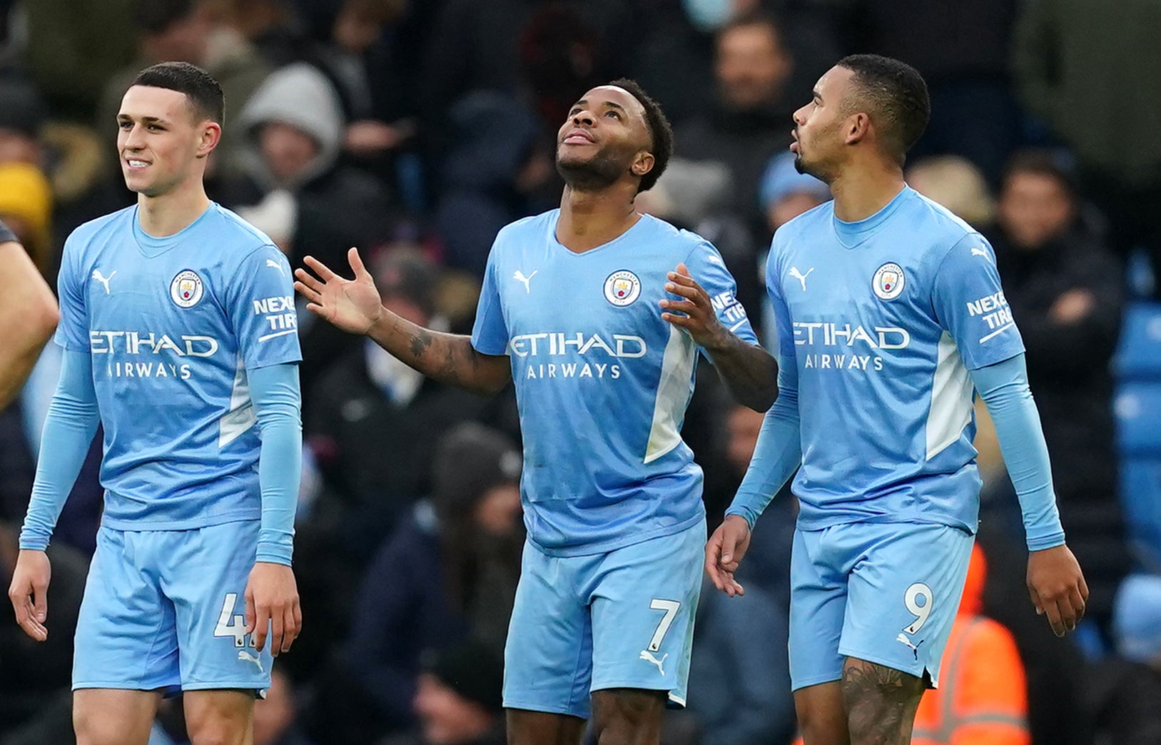 Manchester City will be looking to maintain the pace at the top (Martin Rickett/PA)