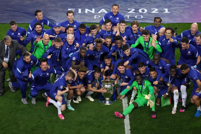 Chelsea are the Champions League holders (PA)