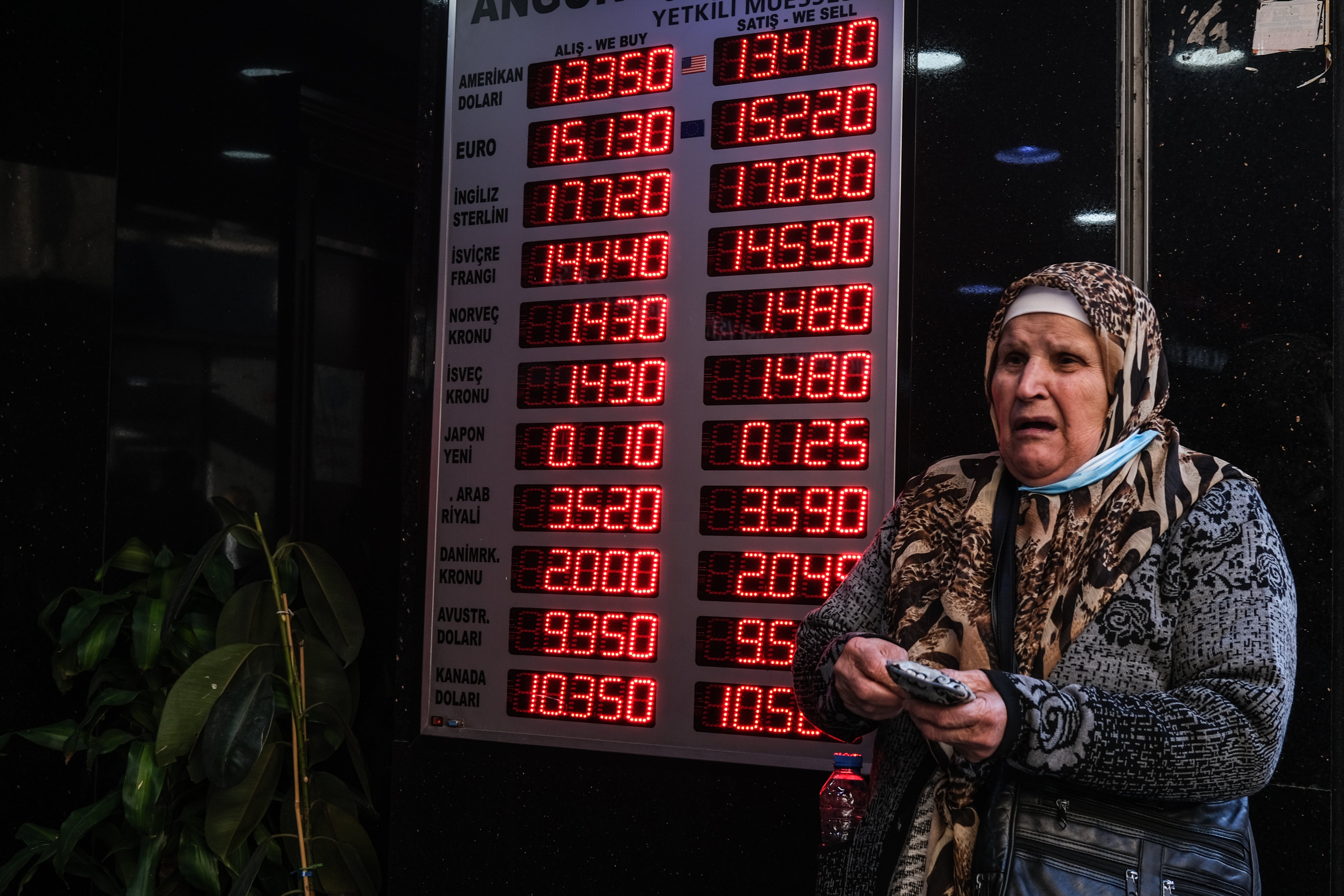 Turkey’s lira has hit an all-time low, dropping 40 per cent in a few weeks
