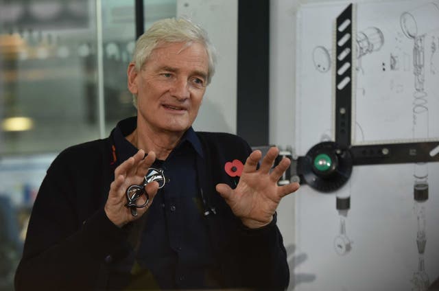 Billionaire inventor Sir James Dyson has been critical of home working in the past (Jeff Overs/BBC/PA)