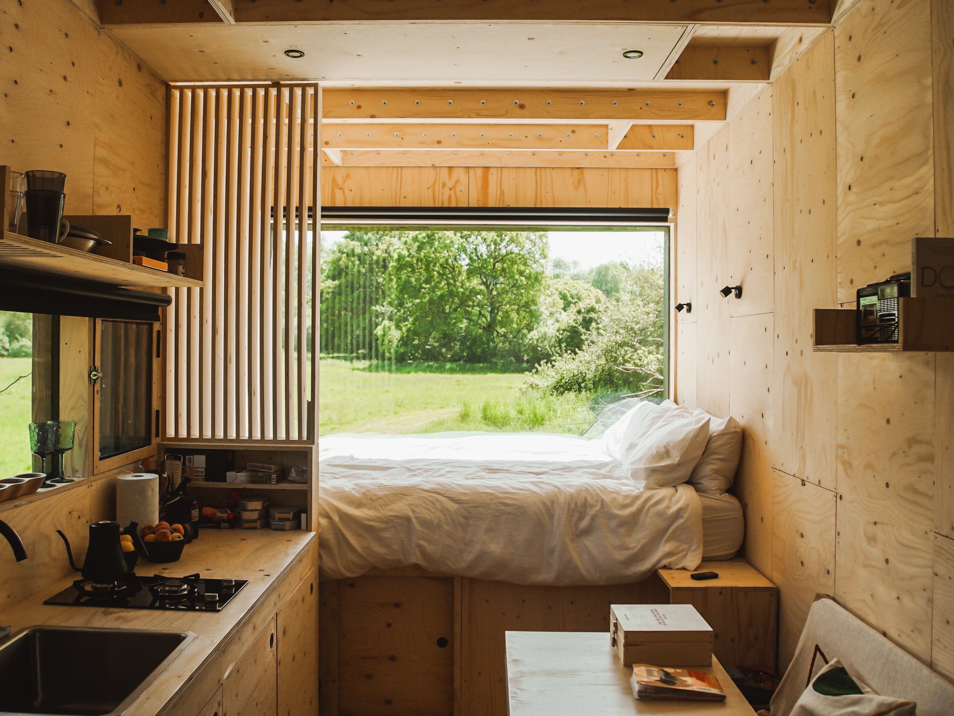 An Unplugged cabin offers simple charm