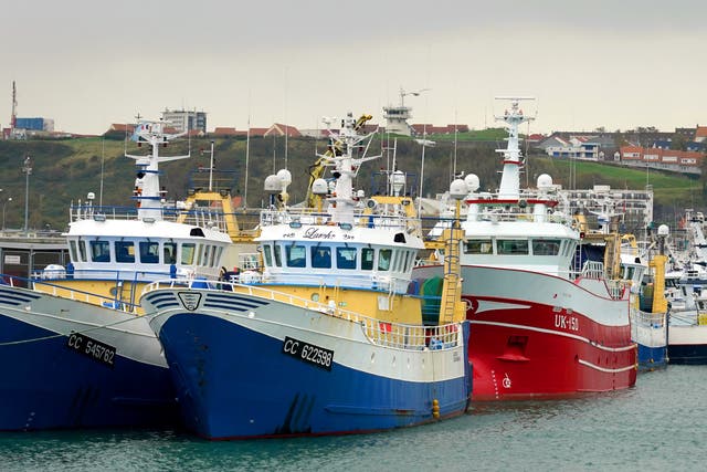 France wants Britain to issue about 60 more fishing licences (Gareth Fuller/PA)