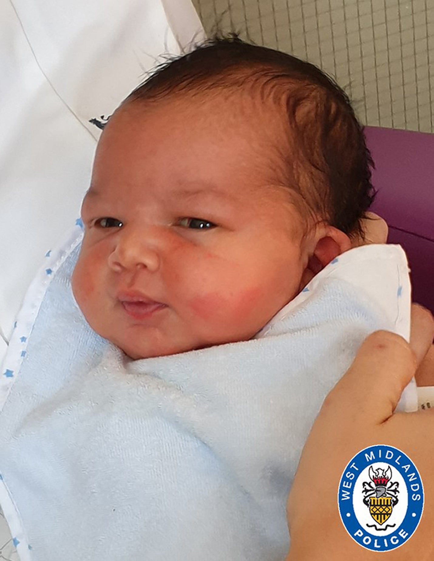 The mother of a newborn baby found abandoned in a park has been tracked down after an eight-month search (West Midlands Police/PA)