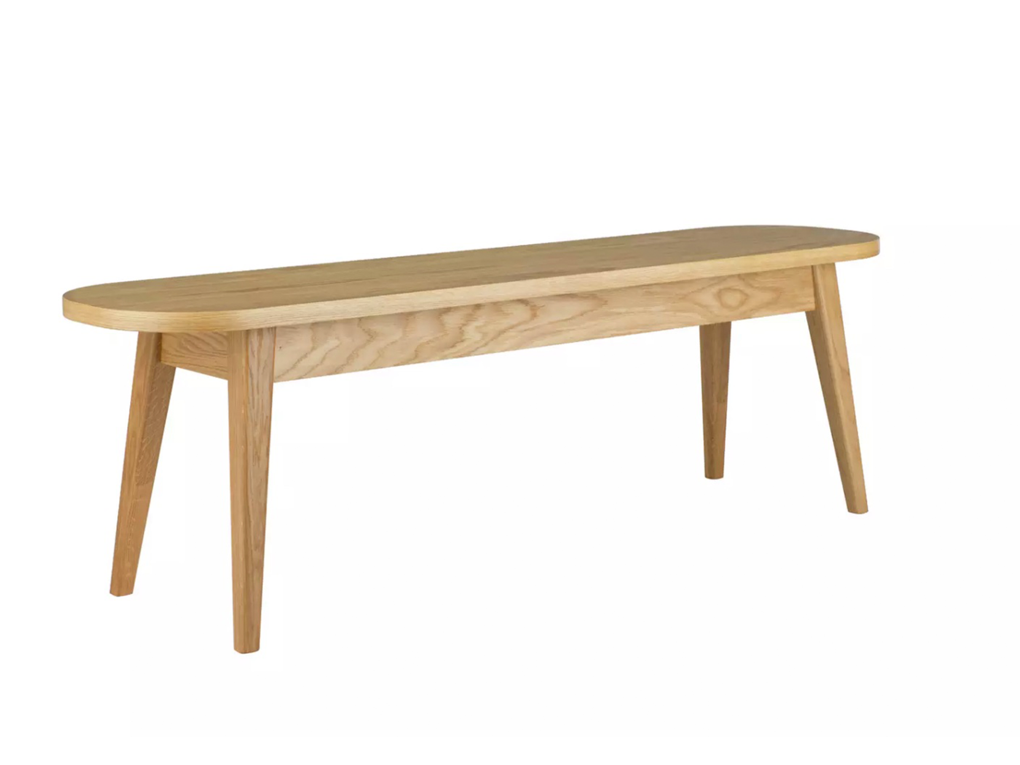 oak bench/oak bed end bench/seating dining bench with wooden oak legs 