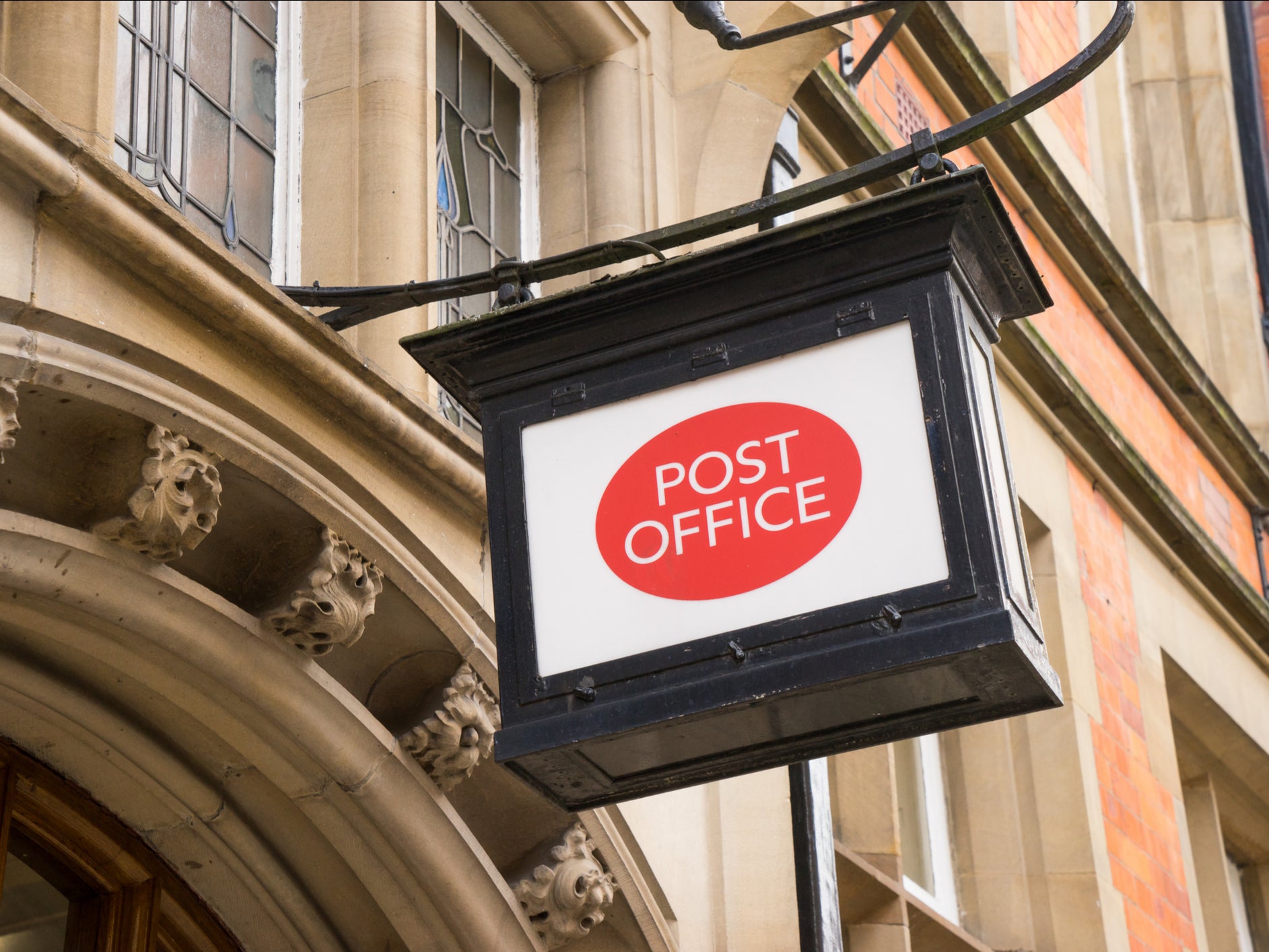 A Post Office sign in England