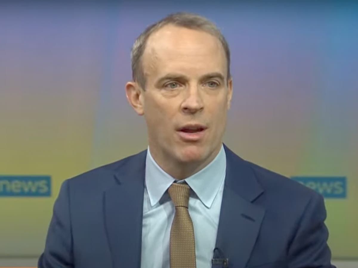 Dominic Raab sparks confusion after getting number of omicron patients in hospital wrong