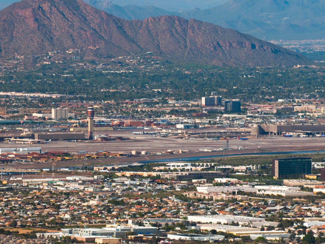 Incident occurred at Phoenix Airport
