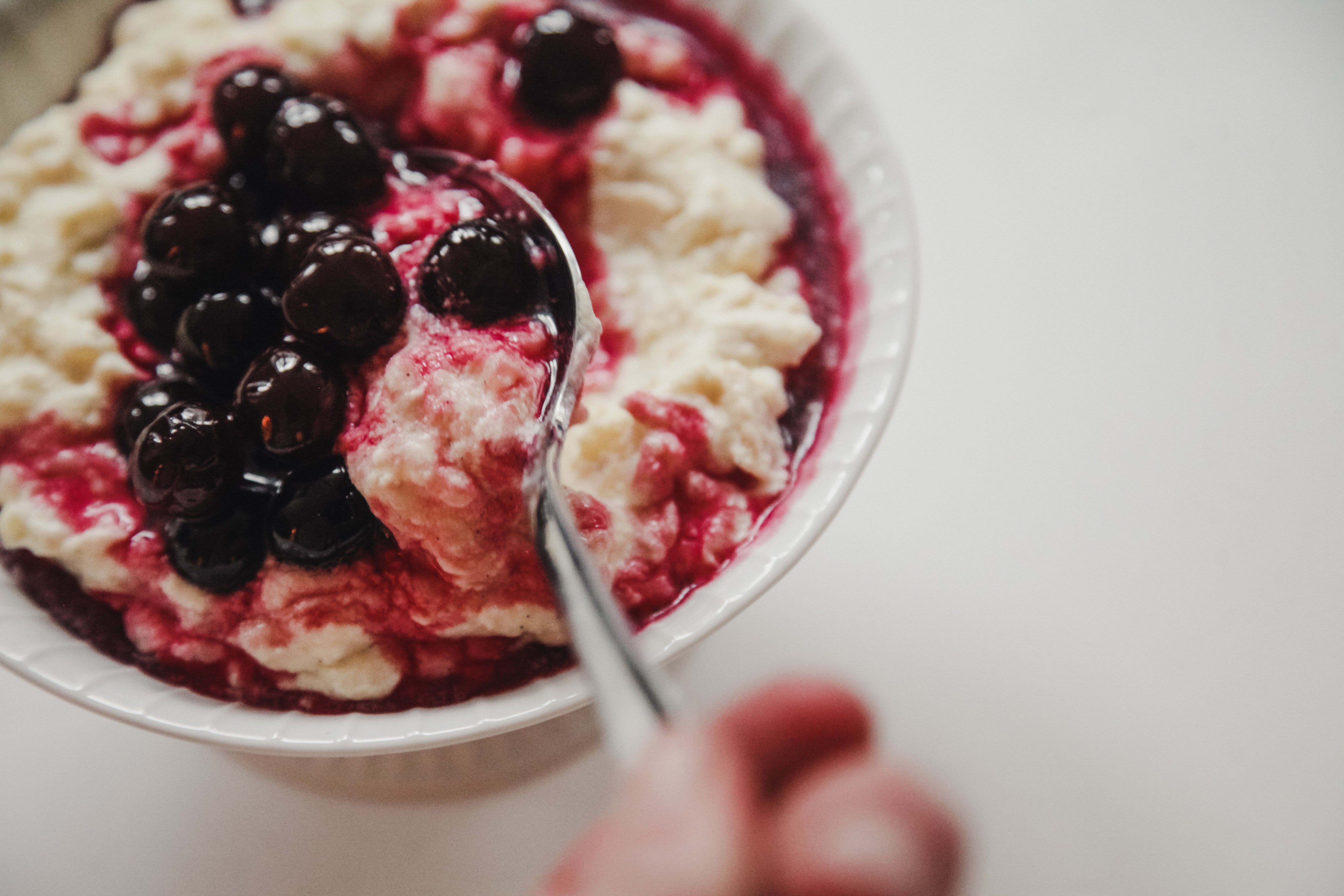 Risalamande is a traditional Danish dessert served at Christmas dinner