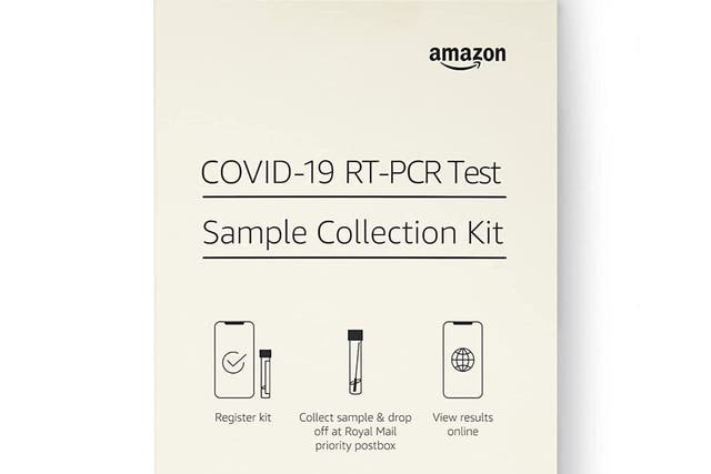<p>Amazon’s new postal test kit</p>