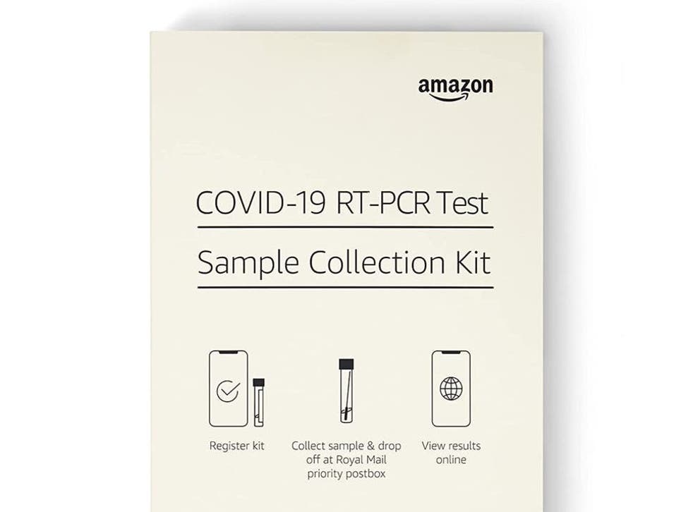 <p>Amazon’s new postal test kit</p>