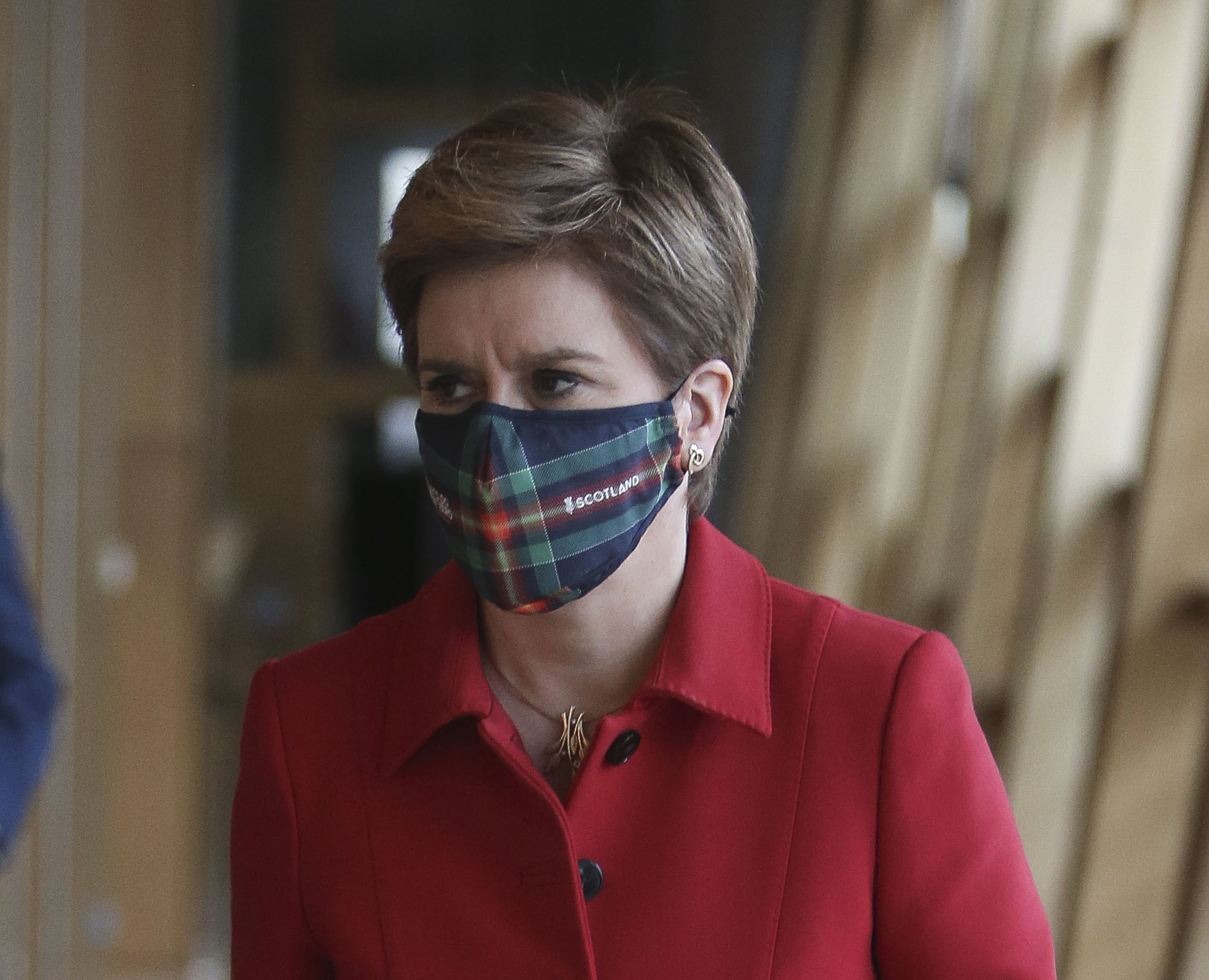 First Minister of Scotland Nicola Sturgeon announced the guidance at the Scottish Parliament (Fraser Bremner/Daily Mail/PA)