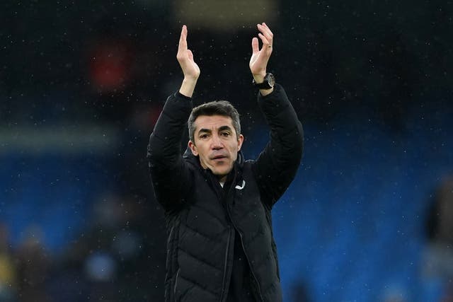 Bruno Lage said it would be a mistake to treat Wednesday’s trip to Brighton differently to other games (Martin Rickett/PA)