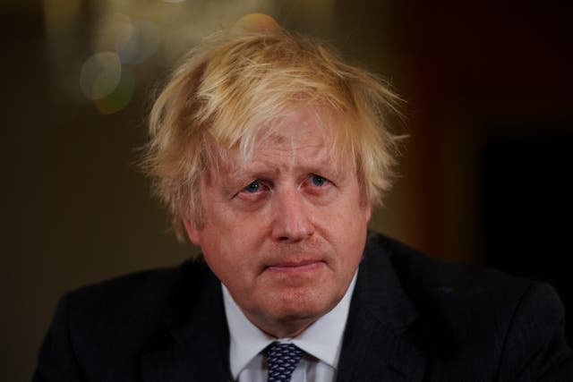 Boris Johnson held a remote Cabinet meeting on Tuesday in the latest sign of rising concerns about the spread of Omicron (Kirsty O’Connor/PA Wire)