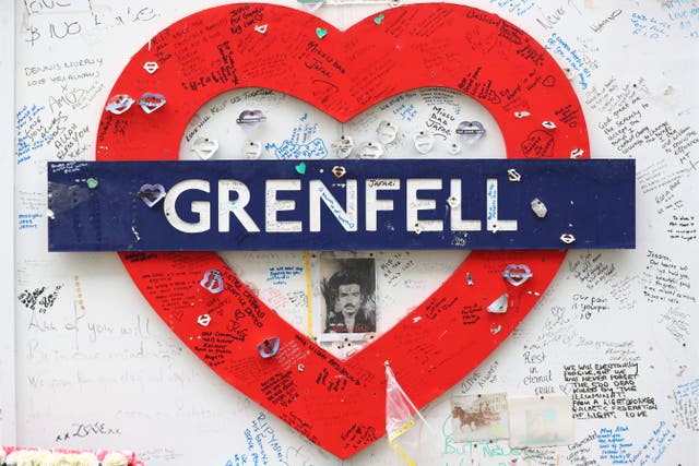Bereaved and survivors are demanding charges be brought against those responsible for the Grenfell disaster (Jonathan Brady/PA)