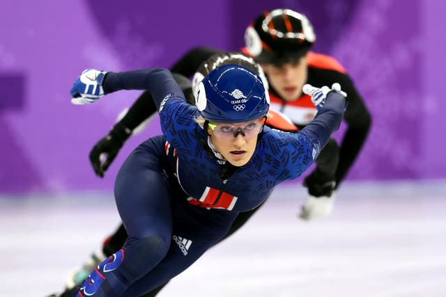 Elise Christie has announced her retirement from short-track (Mike Egerton/PA)
