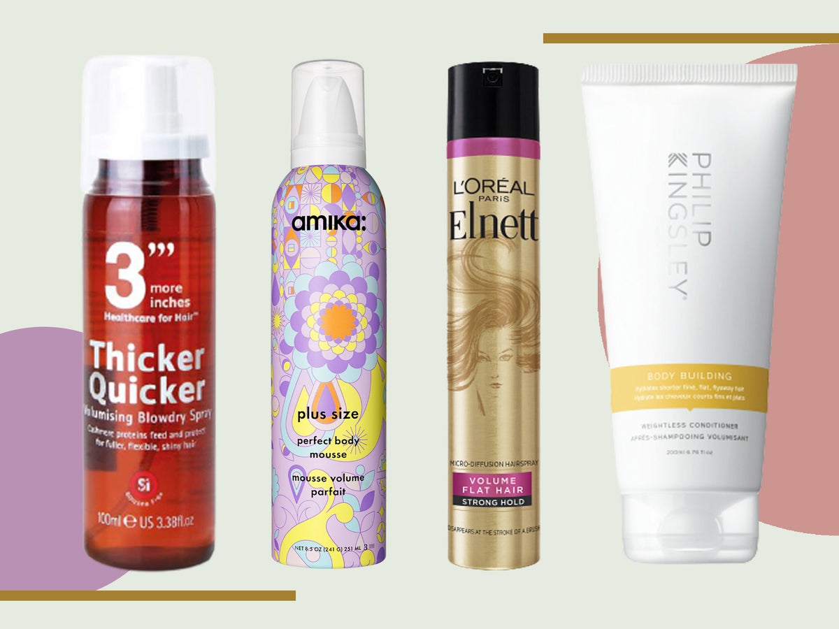 Best hair volume products 2022: Root lifting sprays and thickening shampoos  for thin hair, reviewed | The Independent