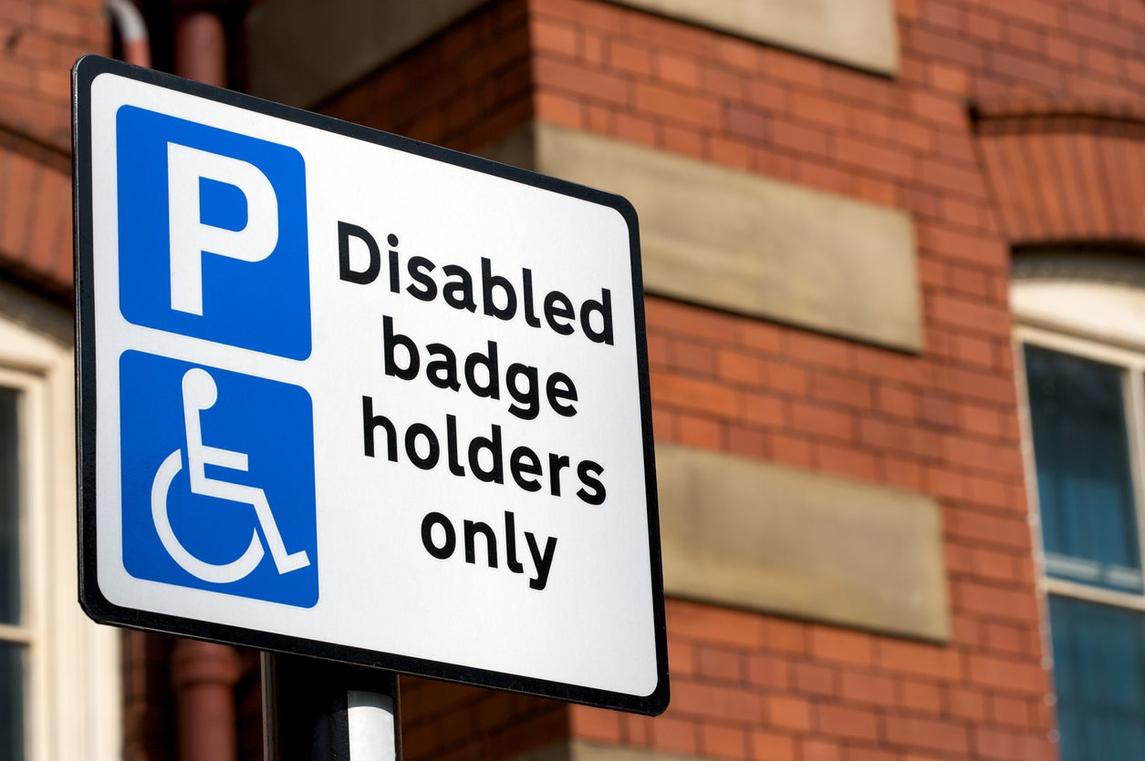 Blue badges help people with reduce mobility park cars closer to where they need to go